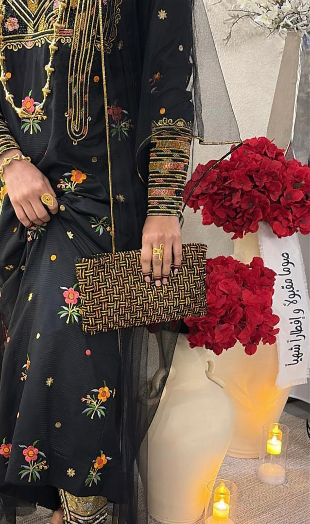 🔴حقيبة بالتلي الذهبي(تتوفر عند الطلب)