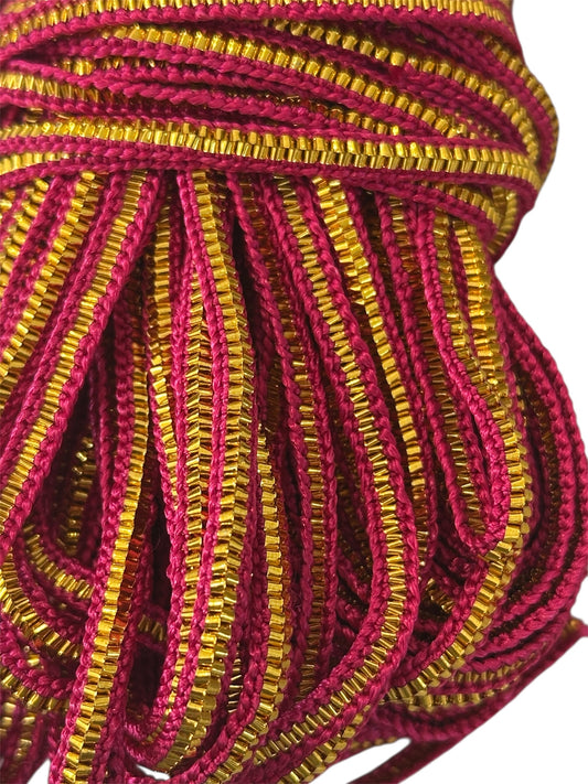 تلي وردي و ذهبي