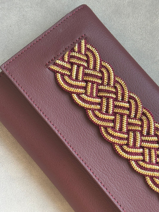 Queen's Clutch (Burgundy)